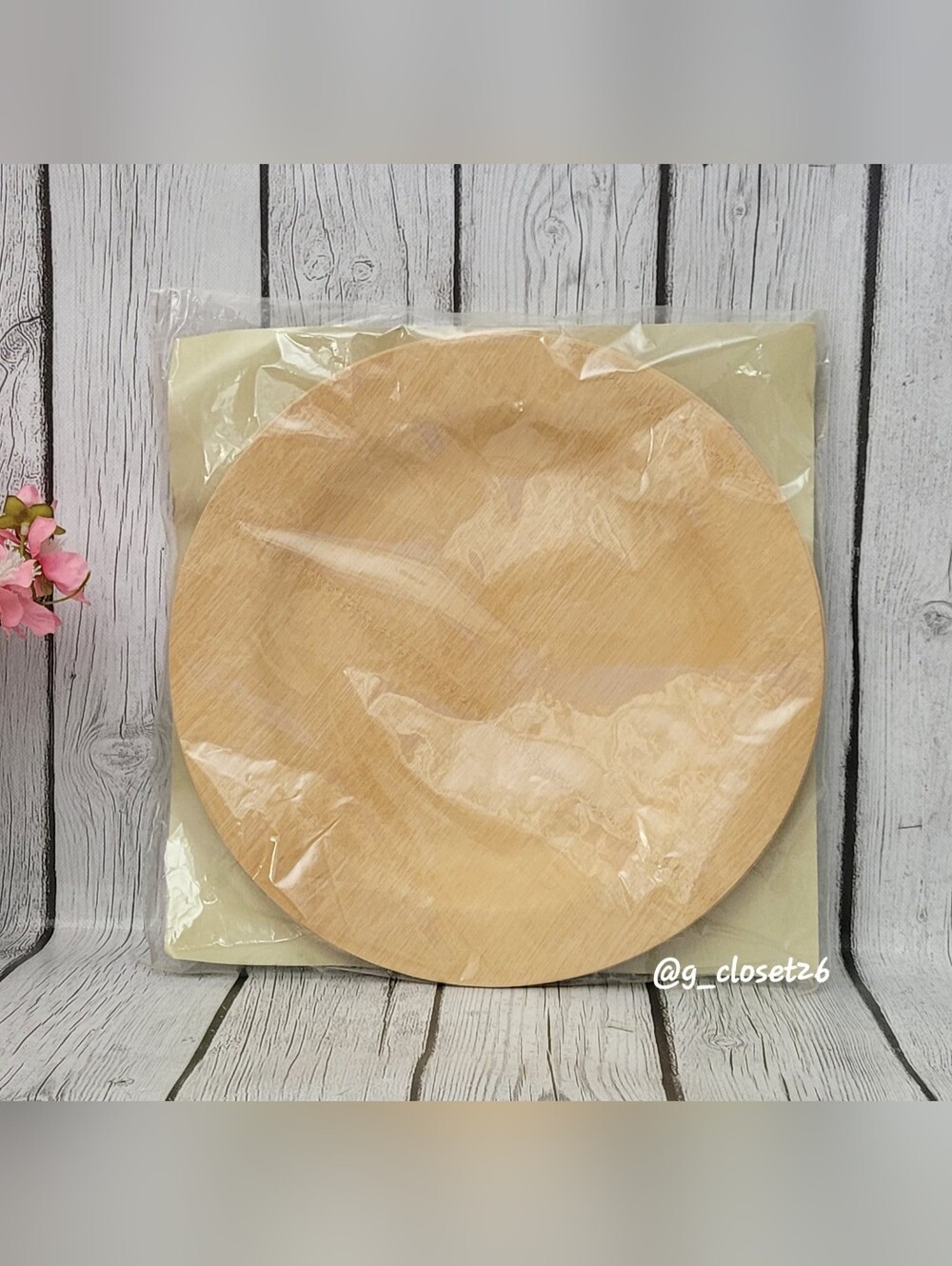 Pottery Barn Bamboo Disposable Bamboo Plates, Pack of 8